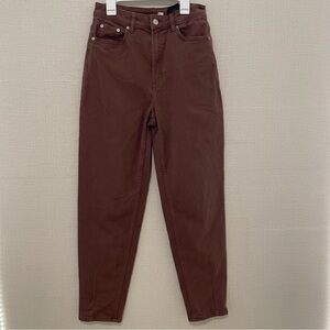 Brown Straight Leg Pants